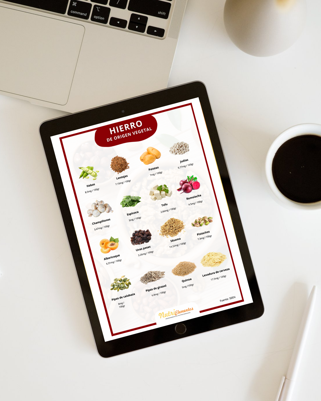 LÁMINA HIERRO DE ORIGEN VEGETAL - DIGITAL